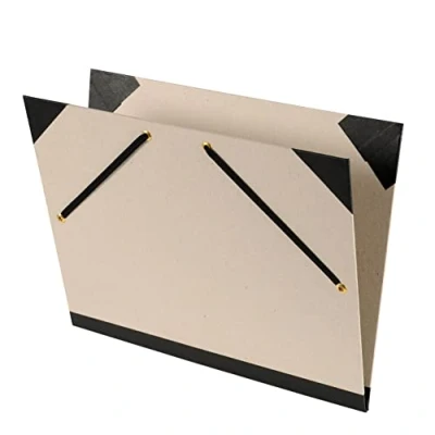 Afbeelding van Canson, Brut Tekenmap met elastiek, 26 x 33 cm, grijs, 1 map