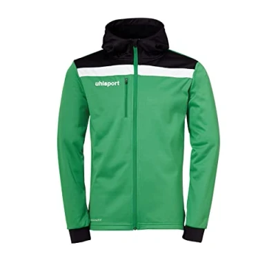 Afbeelding van uhlsport Sweater met rits, Maat: Medium, Grün/schwarz/weiß