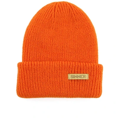 Afbeelding van SINNER maka beanie Hoed Oranje Multicolour