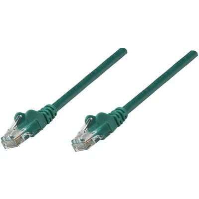 Afbeelding van Intellinet 739825 RJ45 Netwerkkabel, patchkabel CAT 6 S/FTP 0.25 m Groen Folie afscherming, Afscherming gevlochten, Halogeenvrij 1 stuk(s)