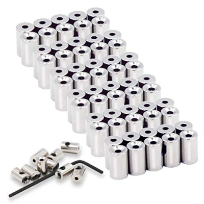 Afbeelding van EuTengHao 60 stuks Pin Keepers Locks Backs Vergrendeling Sluitpen Keeper Vergrendelingspeld Ruggen (9mmx5.5mm, Zilver)