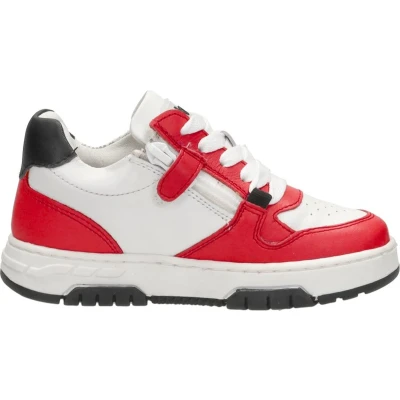 Afbeelding van Keq Sneakers laag voor kinderen, Maat: 31, Rood Leer/ synthetisch