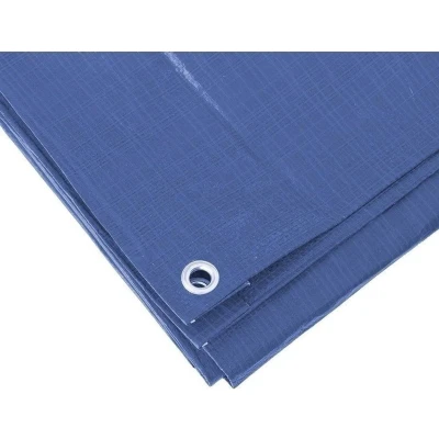 Afbeelding van Hoge kwaliteit afdekzeil / dekzeil blauw 6 x 8 meter Afdekzeilen