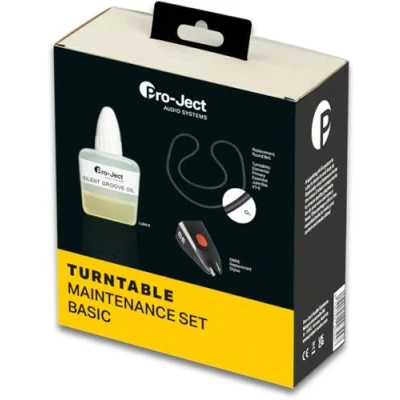 Afbeelding van Pro Ject Maintenance Set Basic Onderhoudsset voor Platenspeler Zwart