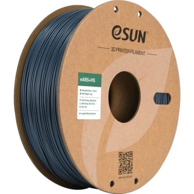 Afbeelding van eSUN ABS+ Filament 1.75mm, eABS+HS Hoge Snelheid 3D Printer ABS Plus, Maatnauwkeurigheid +/ 0.03mm, 1KG Spoel (2.2 LBS) voor Snel Printen (Grijs, 1KG)