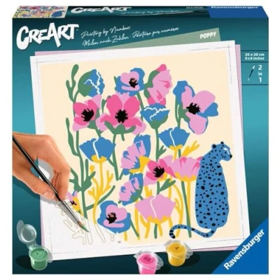 Afbeelding van Ravensburger Schilderen op Nummer Poppy