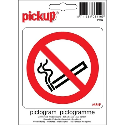 Afbeelding van Pictogram 10x10cm Verboden te roken Pickup