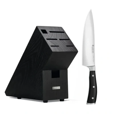 Afbeelding van Wüsthof Classic Ikon Koksmes 4596/20 20cm (Zwart) Met gratis Messenblok !