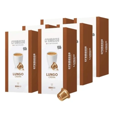 Afbeelding van Cremesso Koffiecapsules Lungo Crema, 96 stuks (6 x 16 stuks)