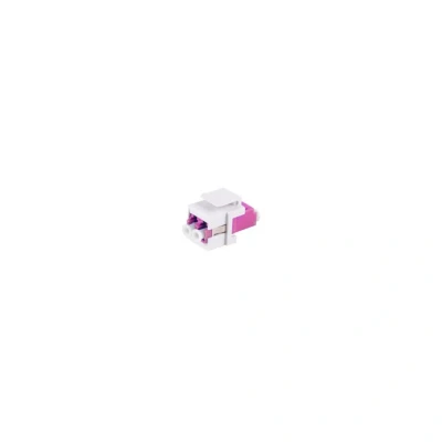 Afbeelding van Shiverpeaks S/CONN maximale connectiviteit glasvezel keystone connector, LC LC, duplex, violet, Netwerkkabel