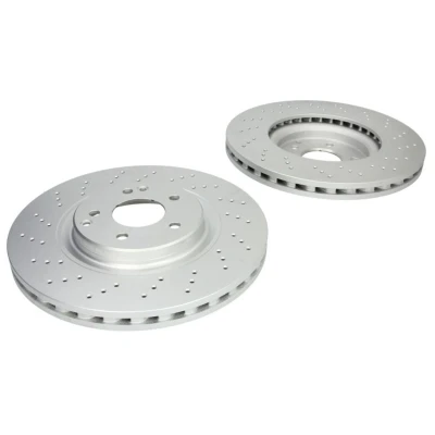 Afbeelding van DELPHI BG3985C Remschijf 330 28 5 Geventileerd, Geperforeerd Gecoat Semi finished Zonder wiellager, ABS sensorring