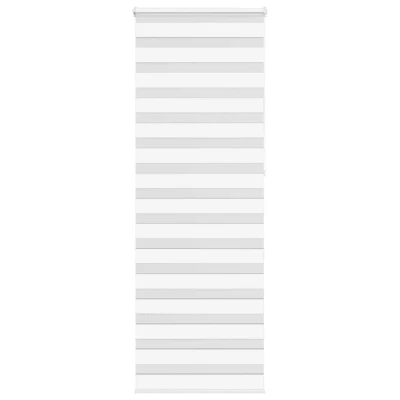 Afbeelding van vidaXL Zebra rolgordijn 80x230 cm stofbreedte 75,9 polyester wit