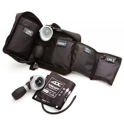Afbeelding van Multikuf™ Palmbloeddrukmeter + 4 manchetten in handige opbergtas