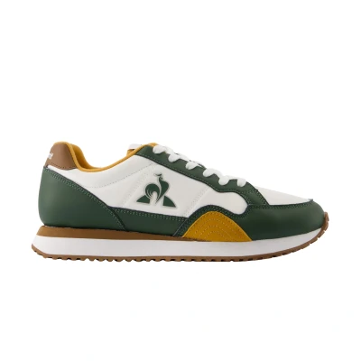 Afbeelding van le coq sportif JET STAR 2 Unisex Sneakers laag, Maat: 44, Optical white/douglas fire Leer/ synthetisch