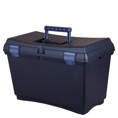 Afbeelding van BR Poetsbox Mario XL m/inzetdubbele wand en afsluitbaar One Size Midnight Blue