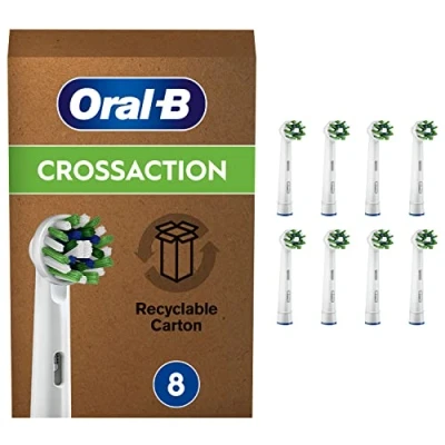 Afbeelding van Oral B Opzetborstels CrossAction 8 stuks