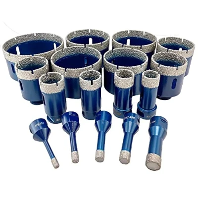 Afbeelding van Diamant tegelboor Blaumann, M14 diamantboorkronen voor haakse slijper ø 68 mm