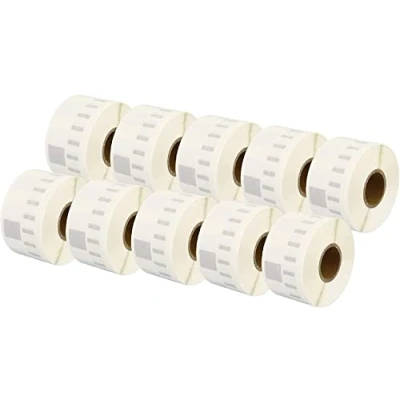 Afbeelding van Aftertech 10 x 99013 36 89 mm rollen met etiketten zelfklevende etiketten, compatibel (260 etiketten/rol = 2600 in totaal) voor Dymo LabelWriter Seiko SLP etiketteermachines S0722410