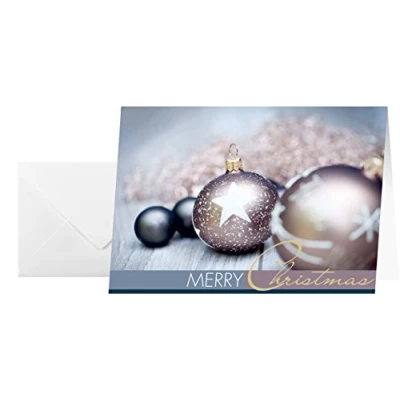 Afbeelding van Kerstkaarten Sigel incl. envelop Exquisite glanskarton