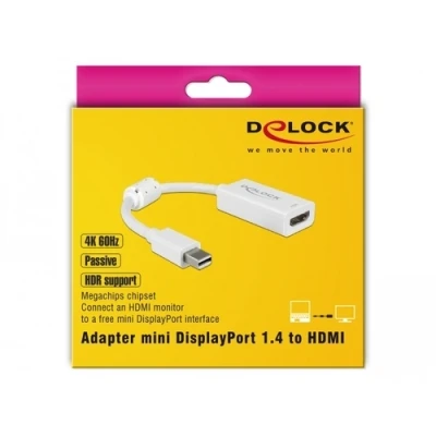 Afbeelding van Delock Mini DisplayPort 1.4 Adapter naar HDMI 4K 60 Hz met HDR functi