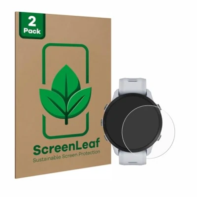 Afbeelding van ScreenLeaf Screenprotector voor Garmin Forerunner 955 Duurzame schermbescherming Folie Beschermfolie transparant (2 Stuks)