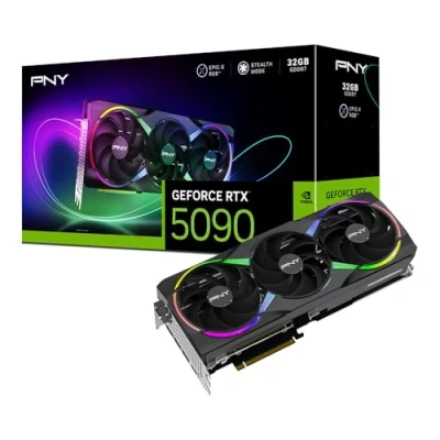 Afbeelding van VGA PNY GeForce RTX 5090 32GB ARGB Overclocked Triple Fan