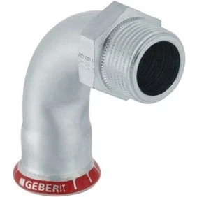 Afbeelding van Mapress C Staal Overgangsfitting met 2 aansl.