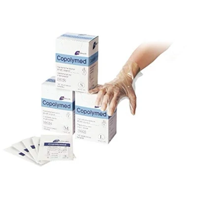 Afbeelding van Meditrade 8092M Copolyme steriele onderzoekshandschoen afzonderlijk verpakt, steriel, poedervrij, maat medium (pak van 100)