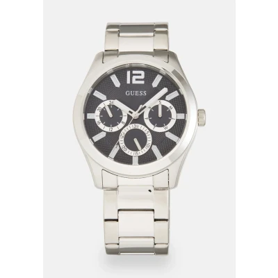 Afbeelding van Guess ZEN Horloge silvercoloured, Heren, Maat: One Size, Silver coloured