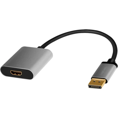 Afbeelding van LogiLink CDA0108 video kabel adapter 0,15 m DisplayPort HDMI Zwart, Grijs