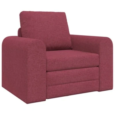 Afbeelding van vidaXL Vloer Sofa Bed 2 in 1 Bordeauxrood 98x71x83 cm Stof