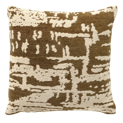 Afbeelding van Dutch Decor NADAL Kussenhoes 45x45 cm Fir Green groen en wit multicolour
