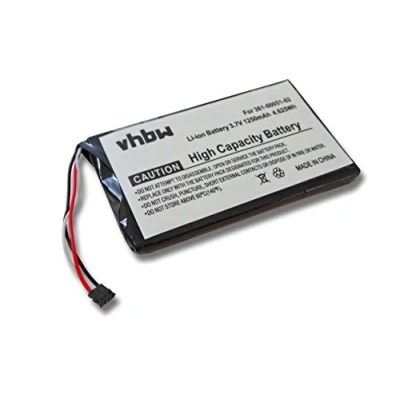 Afbeelding van vhbw Reserveaccu voor Garmin 361 00051 01, 02, 00 GPS navigatie (1250 mAh, 3,7 V, Li Ion)