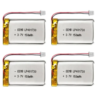 Afbeelding van EEMB lithium polymeerbatterij 3,7 V 150mAh 401730 Lipo Oplaadbare batterij met Molex connector draad voor VXI Blue Parrott bevestig de polariteit van het apparaat en aankoop(4)