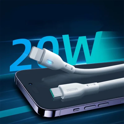 Afbeelding van USB C Lightning kabel 20W 2m Joyroom S CL020A13 wit
