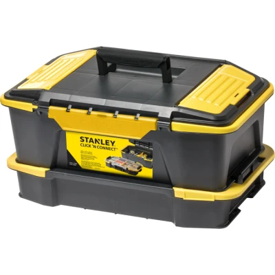 Afbeelding van Stanley Gereedschapskoffer Click &amp; Connect met assortimentsdoos