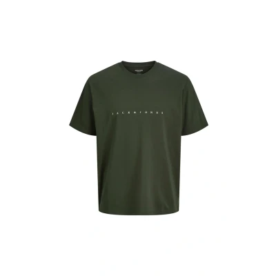 Afbeelding van JACK &amp; JONES PLUS SIZE regular T shirt donkergroen