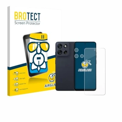 Afbeelding van BROTECT Screenprotector voor Motorola Moto G56 (Voor+Camera) Folie Beschermfolie Beschermglas transparant