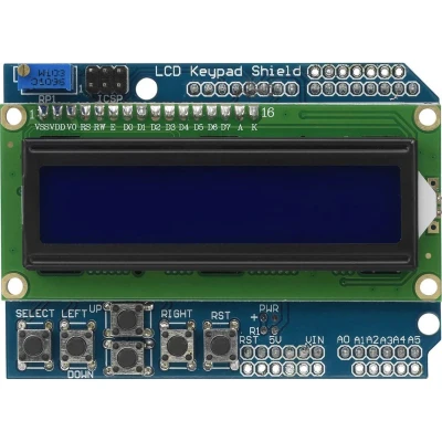 Afbeelding van TRU COMPONENTS Displaymodule 5.6 cm (2.22 inch) 16 x 2 Pixel Geschikt voor serie: Arduino Met achtergrondverlichting