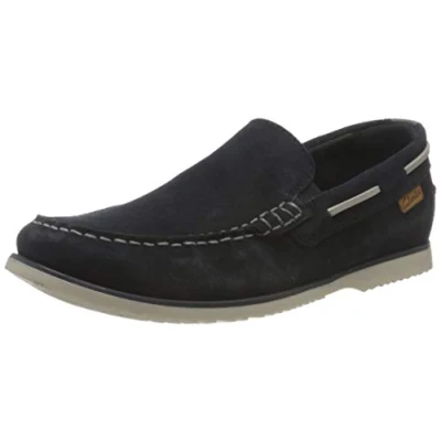 Afbeelding van Clarks Noonan Step Bootschoen voor heren, blauw, 39.5 EU