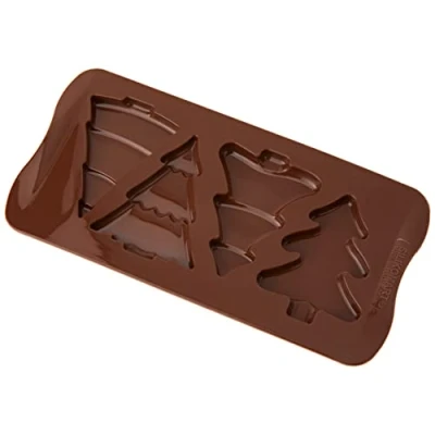Afbeelding van Silikomart scg46 silicone vorm n.4 choco pine