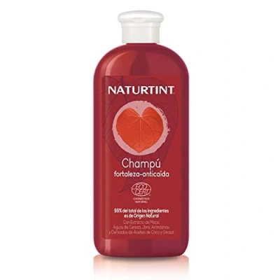 Afbeelding van Naturtint Shampoo Fortress Anticaída, Clean, strengthens and provides density, slows down increases brightness, 99% natural ingredients, vegan, with Maca, 330 ml