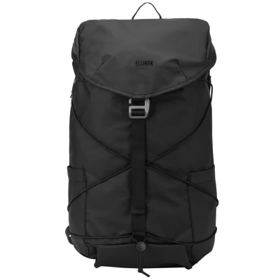 Afbeelding van Elliker Wharfe Flap Over Backpack 22L black Laptoprugzak