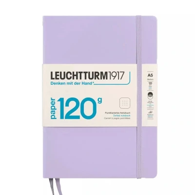 Afbeelding van Leuchtturm1917 notitieboek 120 grams medium A5 dotted lilac