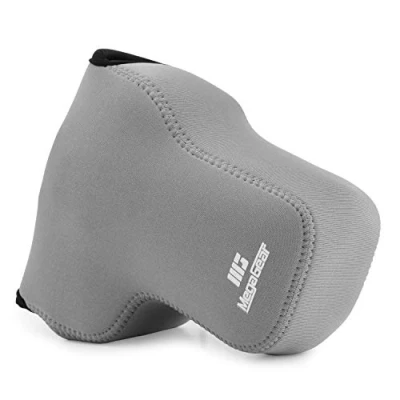 Afbeelding van MegaGear MG1918 Ultra Light Neopreen Camera Case compatibel met Fujifilm X T4 (XF16 80mm) Grijs
