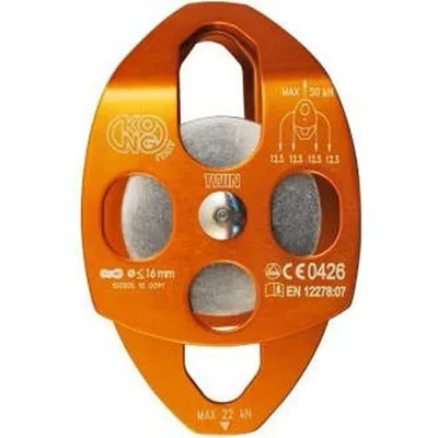 Afbeelding van Kong Twin Roll 827 pully dubbel katrol 13mm