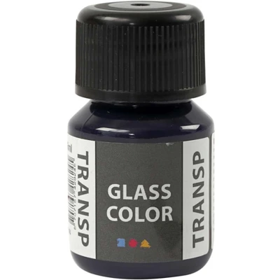 Afbeelding van Creativ Company Glass Color Transparante Verf Marine Blauw, 30ml
