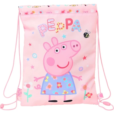 Afbeelding van Peppa Pig Junior Gymbag, Having Fun 34 x 26 cm Polyester