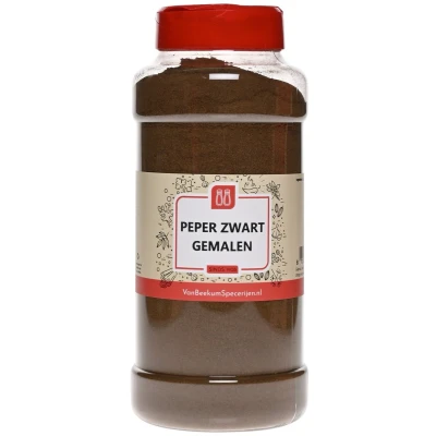 Afbeelding van Van Beekum Specerijen Peper Zwart Gemalen Strooibus 450 gram