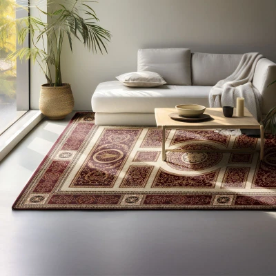 Afbeelding van Vloerkleed Herat Oriental Caïro 160x235 cm Rood Oosters 123vloerkleed.nl is de online webshop voor vloerkleden en woonaccessoires.